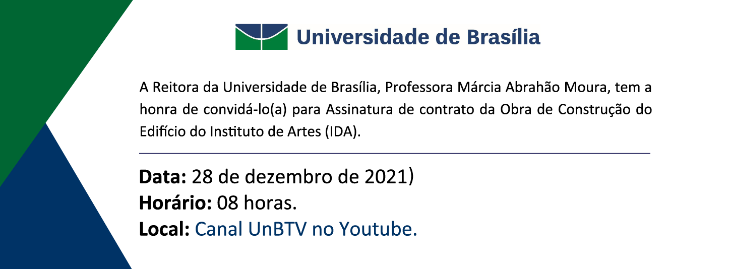 Banner Inauguração Assinatura Conbstrução IDA